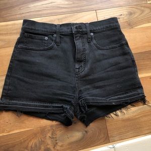 Madewell high rise denim short